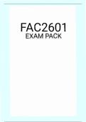 FAC2601 EXAM PACK