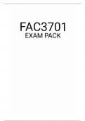 FAC3701 EXAM PACK