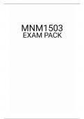 mnm1503 EXAM PACK