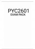 PYC2601 EXAM PACK