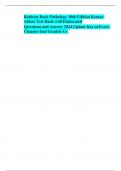 Robbins Basic Pathology 10th Edition Kymar Abbas Test Bank well Elaborated Questions and Answer 2024 Update Key at Every Chapter End Graded A+