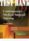 Contemporary Medical-Surgical Nursing Test Bank