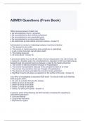 ABMDI Questions (From Book) with Verified Answers