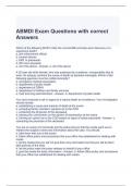 ABMDI Exam Questions with correct Answers 100%