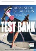 Test Bank For Preparation for Calculus - First Edition ©2022 All Chapters - 9781464186608