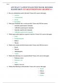 LATEST ATI TEAS 7 EXAM QUESTIONS 2023/2024 (SUMMER-FALL QTR (COMPLIED REAL EXAM) GRADED A+