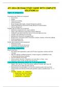 ATI 2024 OB EXAM STUDY GUIDE WITH COMPLETE  SOLUTIONS A+ Signs of pregnancy