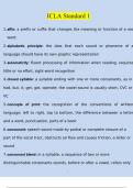 ICLA Standard 1 Questions With 100% Correct Answers 2024.