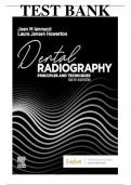 Test Bank for Dental Radiography: Principles and Techniques 6th Edition by Joen Iannucci ISBN: 9780323695503 Chapter 1-35 |Complete Guide A+