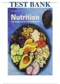 Test Bank for Nutrition for Concepts and Controversies 5th Edition by Frances Sizer, Leonard Piché, Ellie Whitney, ISBN: 9780176892869 | Complete Guide A+