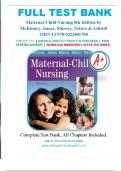 Test Bank for Maternal-Child Nursing 5th Edition by McKinney, James, Murray, Nelson, Ashwill Chapter 1-55| Complete Guide A+