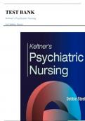 Test Bank For Keltner’s Psychiatric Nursing 9th Edition by Debbie Steele||ISBN NO:10,0323791964||ISBN NO:13,978-0323791960||All Chapters||Complete Guide A+