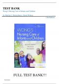 Test Bank For Wong's Nursing Care of Infants and Children 11th Edition by Marilyn J. Hockenberry, David Wilson||ISBN NO:10,032354939X||ISBN NO:13,978-0323549394||All Chapters||Complete Guide A+