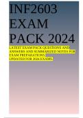 INF2603 EXAM PACK 2024