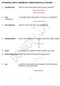 4TH GRADE - MATH -GEOMETRY -CUMULATIVE FULLY SOLVED.