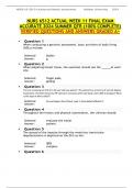 NURS 6512 ACTUAL WEEK 11 FINAL EXAM ACCURATE 2024 SUMMER QTR (100% COMPLETE) VERIFIED QUESTIONS AND ANSWERS GRADED A+