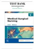 TEST BANK FOR MEDICAL-SURGICAL NURSING 8TH EDITION LINTON BY ADRIANNE DILL LINTON AND MARY ANN MATTESON