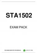 STA1502 EXAM PACK 2024