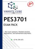 PES3701 EXAM PACK 2024