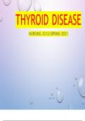 THYROID DISEASE NURSING 3212-SPRING 2021