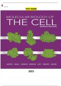 Test bank - Molecular Biology of the Cell 7th Edition by Bruce Alberts, Rebecca Heald, Alexander Johnson, David Morgan, Martin Raff, Keith Roberts, Peter Walter, John Wilson & Tim Hunt-ALL Chapters included and Updated
