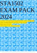 STA1502 EXAM PACK 2024