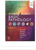 Robbins Basic Pathology 11th Edition Kymar Abbas Test Bank ISBN NO: 0323790186 All Chapters