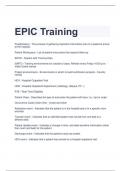 2024 Updated  EPIC Training