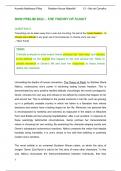 The Theory of Flight Literary Essay Notes - RHW PRELIM 2022 Prac Q5