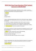 HESI Med Surg Exam Questions With Updated  Answers/A GRADE/2023 A nurse is caring for a client who has a temperature of 39.7° C (103.5° F) and has a prescription for a hypothermia blanket. The nurse should monitor the client for which of the following adv