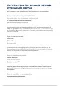 TNCC final exam test 2024 Open Questions with complete solution Why is a measure of serum lactate obtained in the initial assessment of the trauma patient? Answer: c - answera) to measure oxygenation and ventilation b) to quantify the base deficit for the