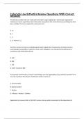 Colorado Law Esthetics Review Questions With Correct Answers 