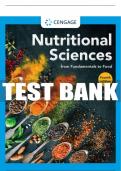 Test Bank For Nutritional Sciences: From Fundamentals to Food - 4th - 2023 All Chapters - 9780357730539