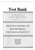 Test Bank for microbial-mechanisms-of-pathogenicity| Complete Guide A+