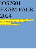 IOS2601 EXAM PACK 2024 