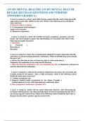 ATI RN MENTAL HEALTH// ATI RN MENTAL HEALTH RETAKE 2023 EXAM QUESTIONS AND VERIFIED ANSWERS// GRADED A+ A nurse is caring for a school- aged child who has conduct disorder and is being physically aggressime toward other children in the unit. Which of the 