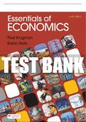 Test Bank For Essentials of Economics - Sixth Edition ©2023 All Chapters - 9781319457594