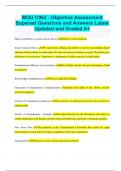 WGU C963 - Objective Assessment Superset Questions and Answers Latest Updated and Graded A+