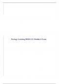 Portage Learning BIOD 121 Module 6 Exam