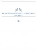 WALDEN UNIVERSITY NURS-6521N-31, Advanced Pharmacology Summer Qtr Test Exam - Week 11 Exam Elaborations Questions with Answers Graded A Latest Verified Review 2024 Practice Questions and Answers for Exam Preparation, 100% Correct with Explanations, Highly