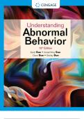 ABNORMAL PSYCHOLOGY: UNDERSTANDING ABNORMAL BEHAVIOUR