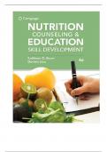 Instructor Manual For Nutrition Counseling and Education Skill Development 4th Edition By Kathleen Bauer, Doreen Liou