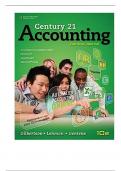 Solution Manual For Century 21 Accounting, General Journal, 10th Edition Claudia Bienias Gilbertson, Mark Lehman, Debra Harmon-Gentene