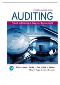 Test Bank For Auditing The Art and Science of Assurance Engagements 15th Canadian Edition, 15th Edition By Alvin Arens, Randal Elder Mark Beasley Joanne Jones