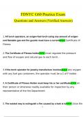 FDNYC G60 Practice Exam  Questions and Answers (2024 / 2025) (Verified Answers)