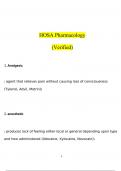 HOSA Pharmacology  Questions and Answers (2024 / 2025) (Verified Answers)