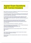 Appian Exam Questions with Correct Answers (1)