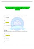 COM 316 / COM316 EXAM 1 LATEST 2023-2024 GENDER AND COMMUNICATION QUESTIONS AND CORRECT ANSWERS When we reduce men and women to their basic “natural” sex qualities, we run the risk of stereotyping sexual harassment essentializing constructing masculinity 