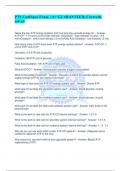 PTS Canfitpro Exam (A+ GUARANTEED) Correctly solved Name the four ATP energy systems and how long they provide energy for. - Answer- ATP-CP - 1-10 sec's at very high intensity nGlycolytic - high intensity 10 secs - 2-3 minnOxidative - mid to lo