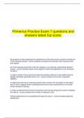  Primerica Practice Exam 7 questions and answers latest top score.